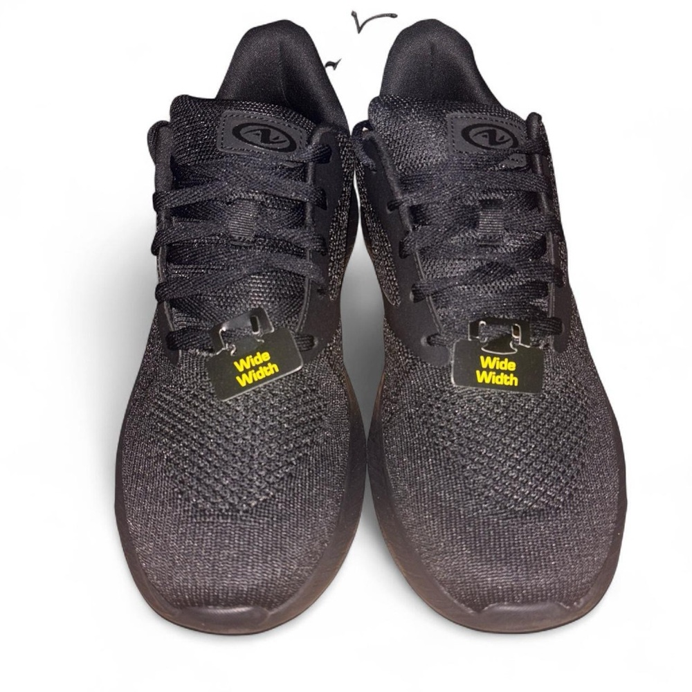 Black Wide Width Men's Shoes